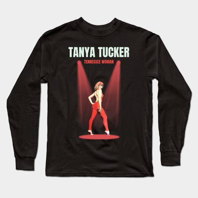 Tanya Trucker - Tennessee Woman Long Sleeve T-Shirt by Jancuk Relepboys